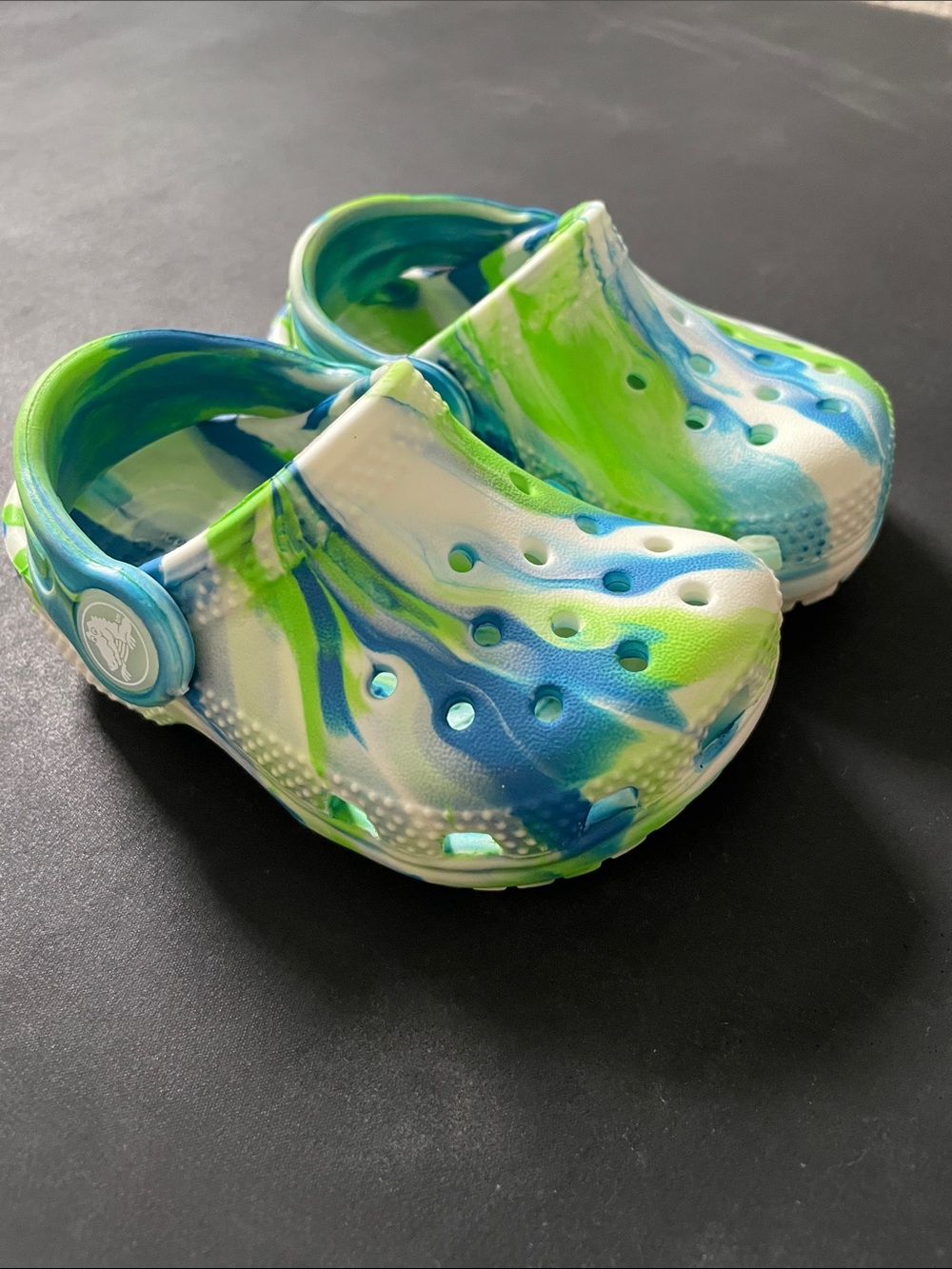 Crocs C4 Tie-Dye Blue, Green & White